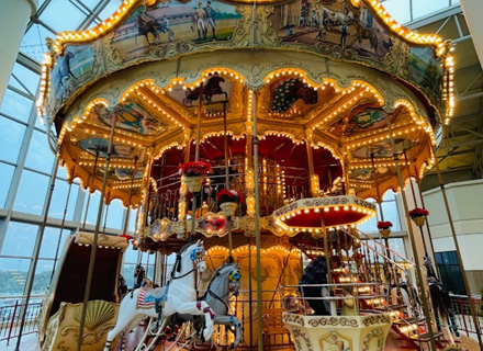 family fun in shopping centers