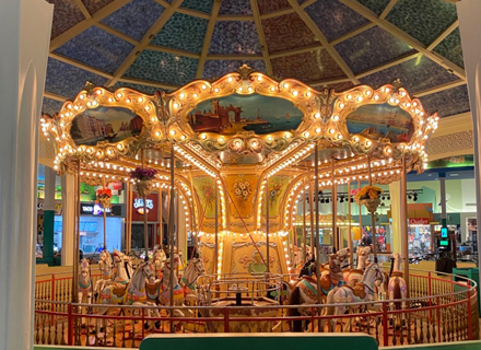 carousel rides in malls